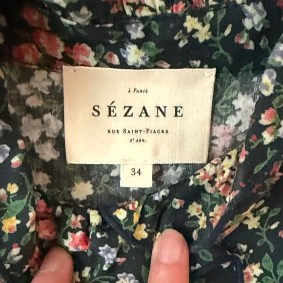 Sézane Caro shirt. - Picture 2 of 3